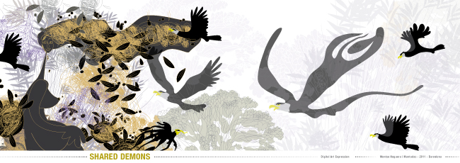 Forest women illustrated by Montse Noguera